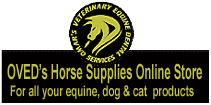 OVEDS online vet and pet store, for all equine,dog and cat products